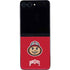 Ohio State University OSUBuckeyes Light Grey Galaxy Z Flip5 5G Skin